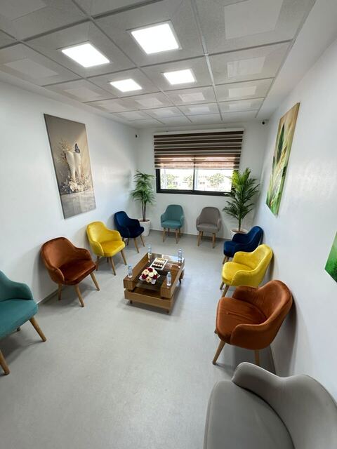 Waiting room of Centre Dentaire BAHA in Agadir